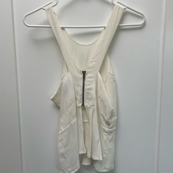 Nasty Gal Peplum Halter in White - Picture 3 of 4